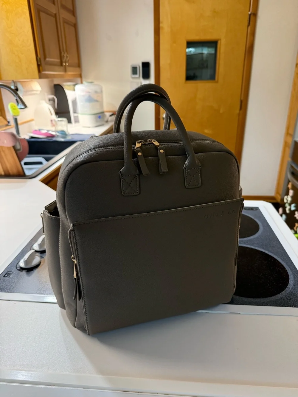 Ayla & Co Diaper Bag - Pebble